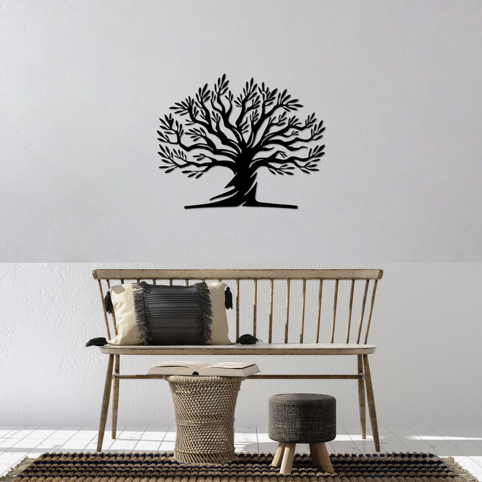 Wallity Monumental Tree 18 Escultura de Pared Negra